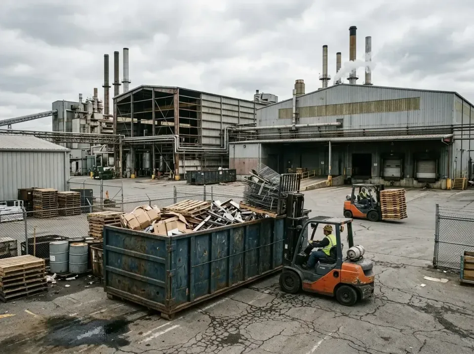 industrial-factory-scrap-conta-003 — frequently asked questions, Cheap Roll-off Dumpster Rentals in Avoca, PA